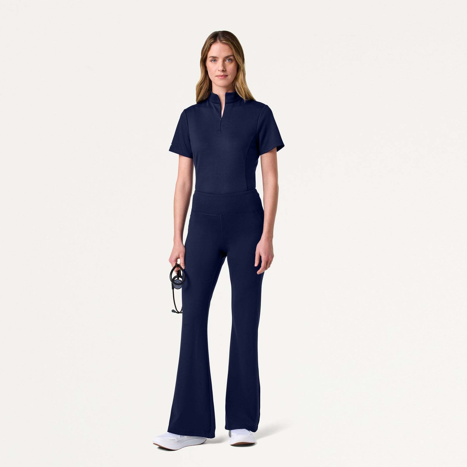 Women’s Slim Half-Zip Soft Scrub Set JA02