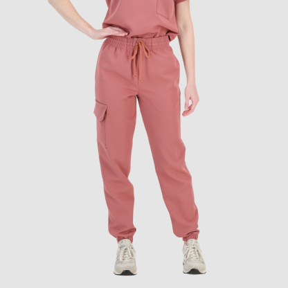 Casual and Comfortable Cuffed Scrub Pants For Nurse  