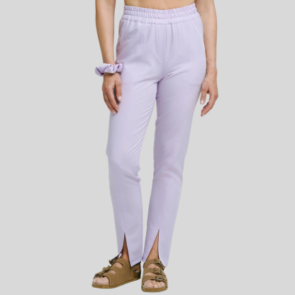 Comfortable High Waist Split Scrub Pants