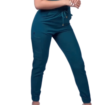 Women's Slim Four Pockeets Scrub Pants