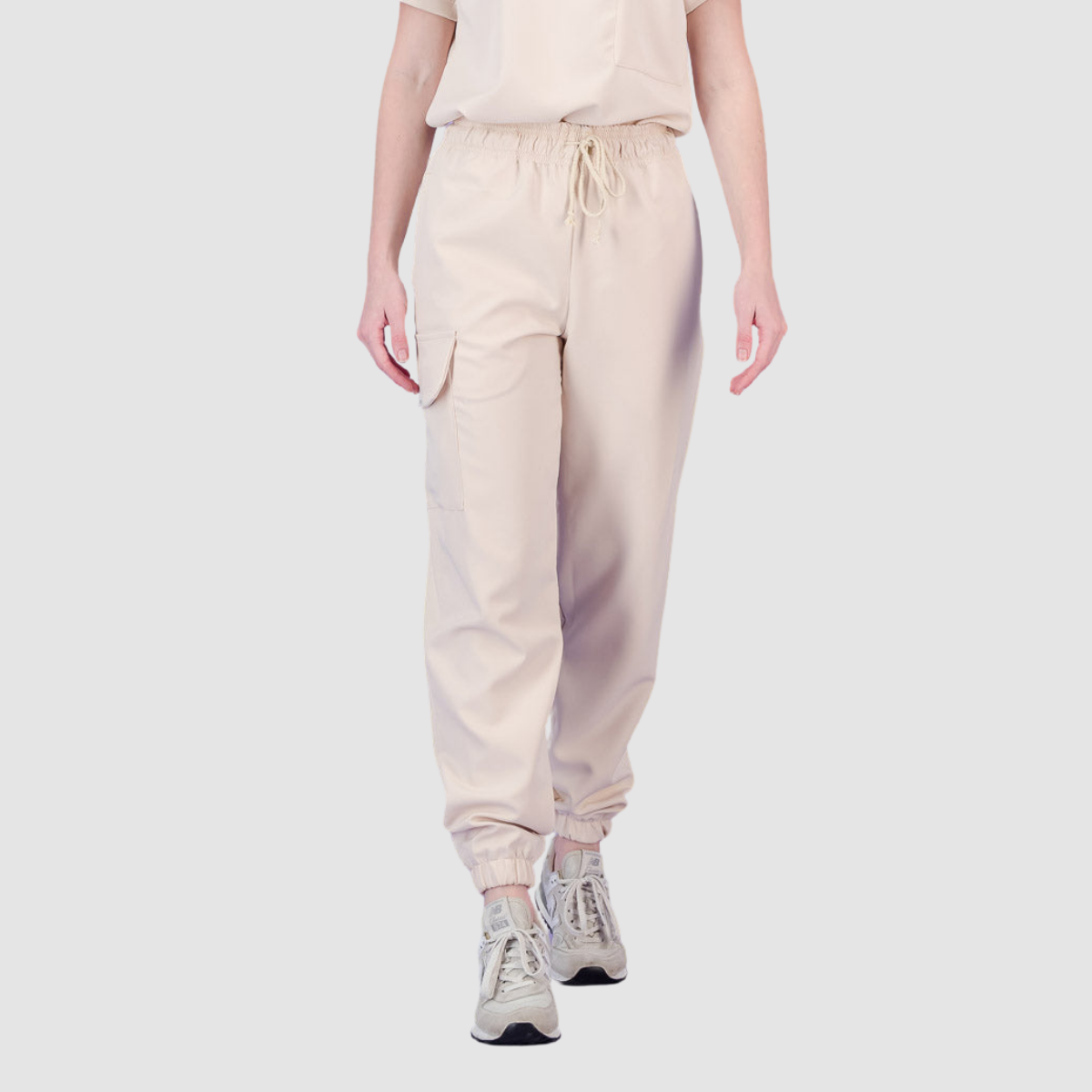 Casual and Comfortable Cuffed Scrub Pants For Nurse