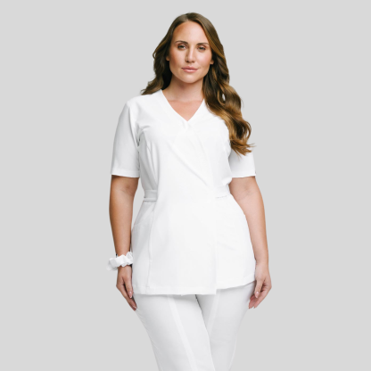 Stylish Waist Adjustable Scrub Top