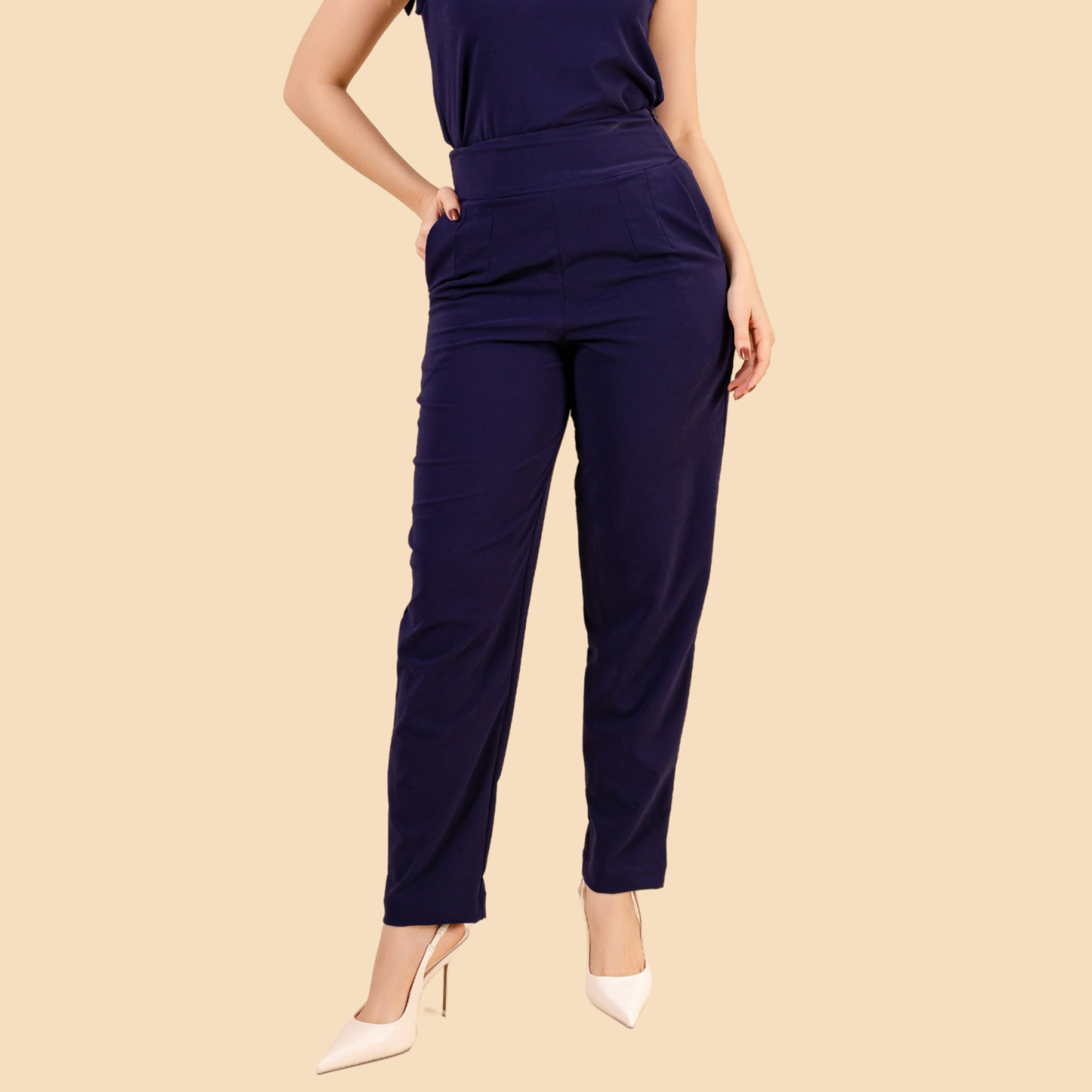 Women's Stretchy Slim Straight Scrub Pants