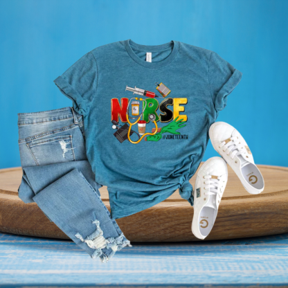 Juneteenth Nurse Shirt