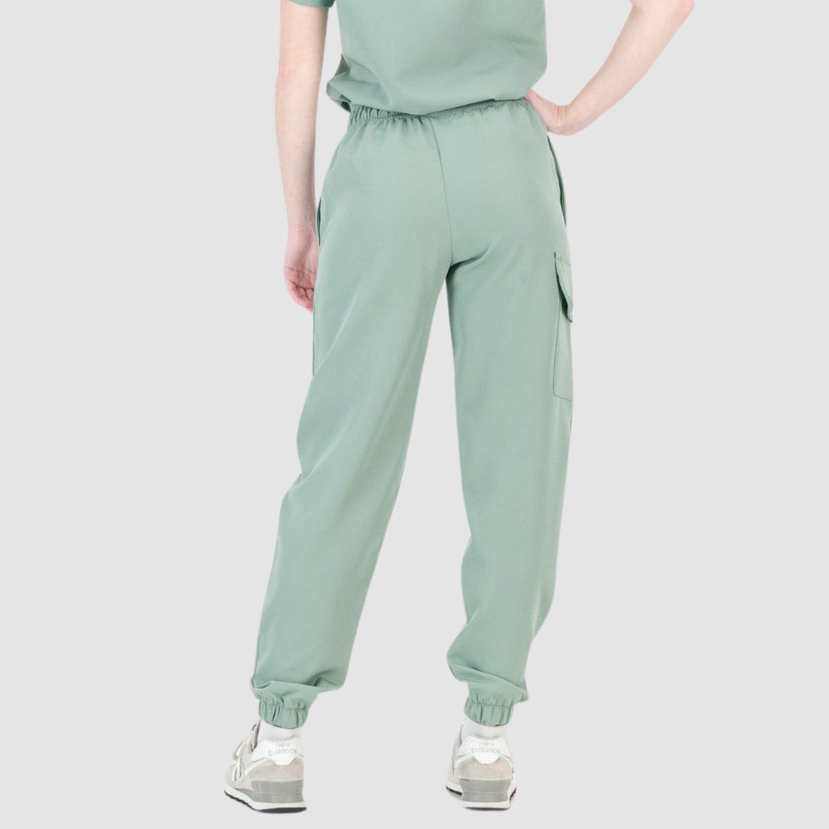 Casual and Comfortable Cuffed Scrub Pants For Nurse  