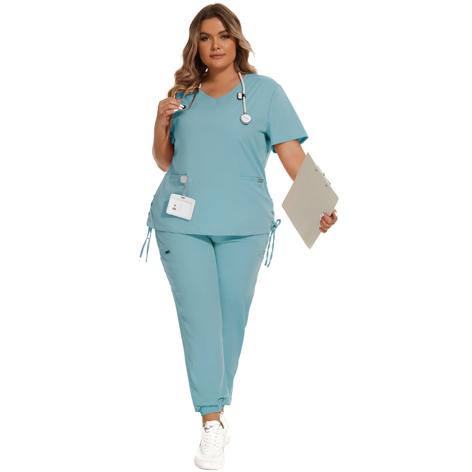 Alex Heart-neck Scrub Top (Clearance)