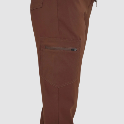 Female Nurse Straight-Leg Hand-Wiping Scrub Pants