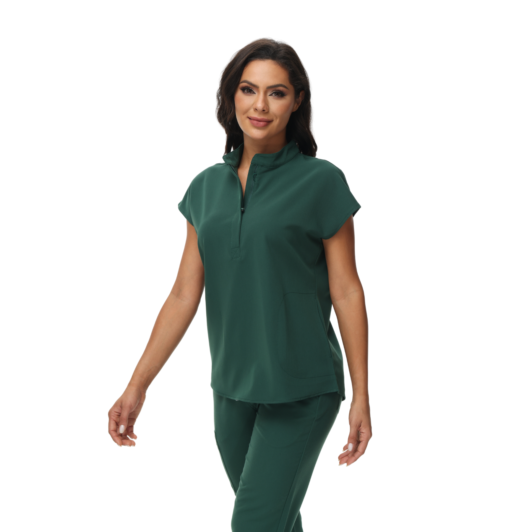 Alice Mandarin Collar Scrub Top (Clearance)