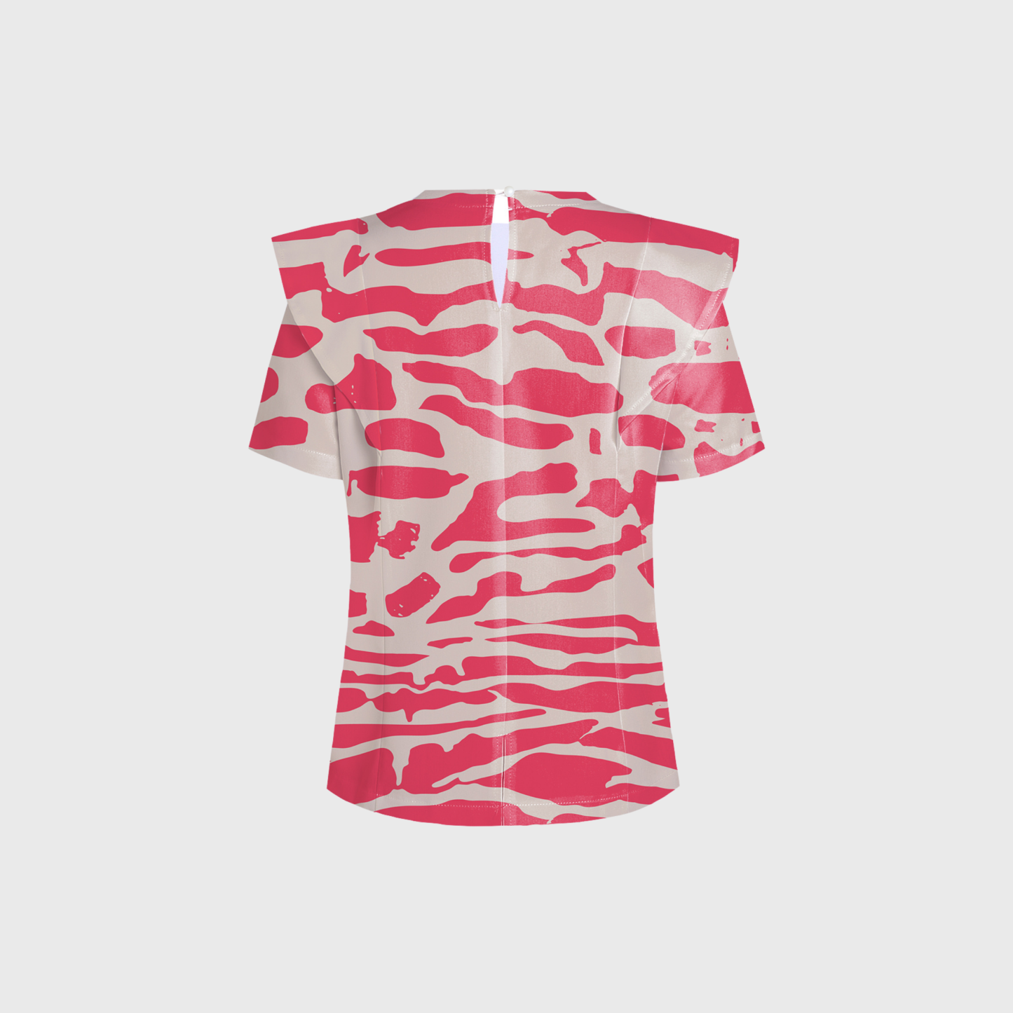 Women's Ultra Rosa Tiger Striped Scrub Set PT06