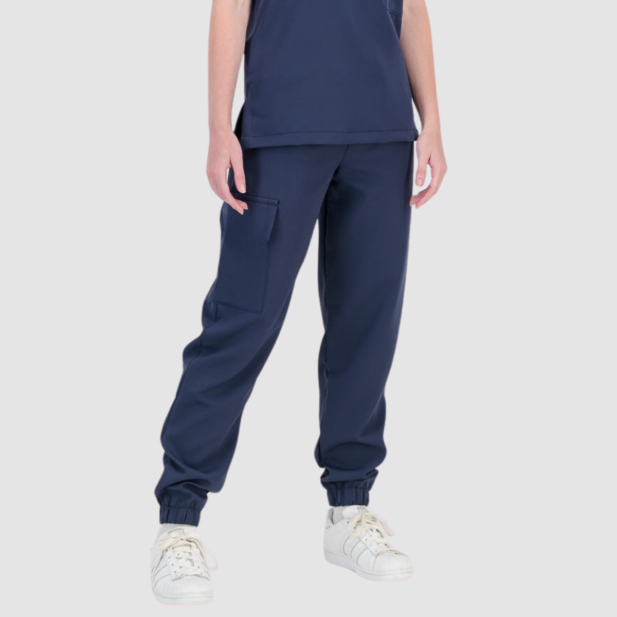 Casual and Comfortable Cuffed Scrub Pants For Nurse  
