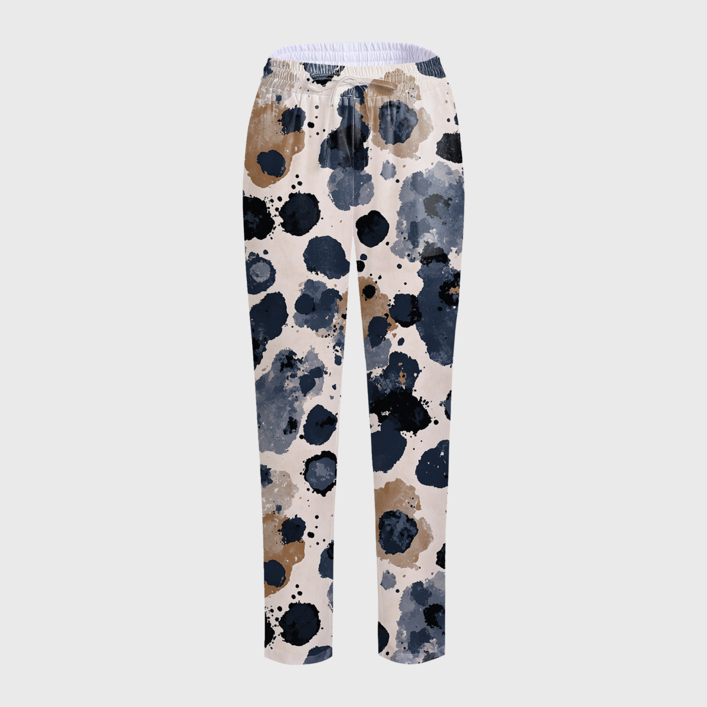 Women's Dark Leopard Printed Scrub Set PT07