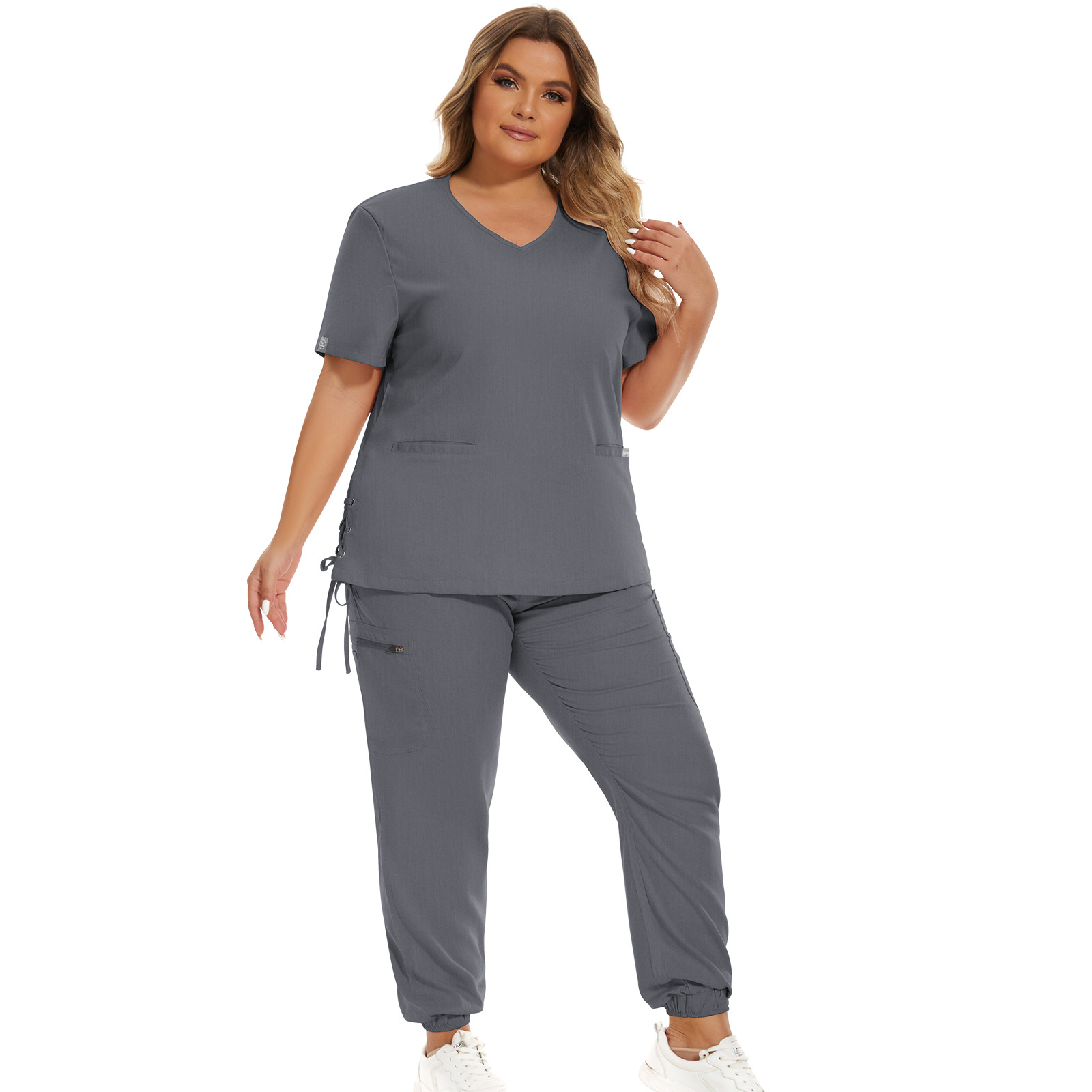 Alex Heart-neck Scrub Top (Clearance)