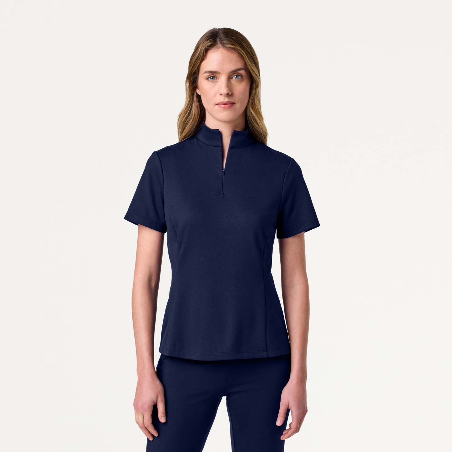 Women’s Slim Half-Zip Soft Scrub Set JA02