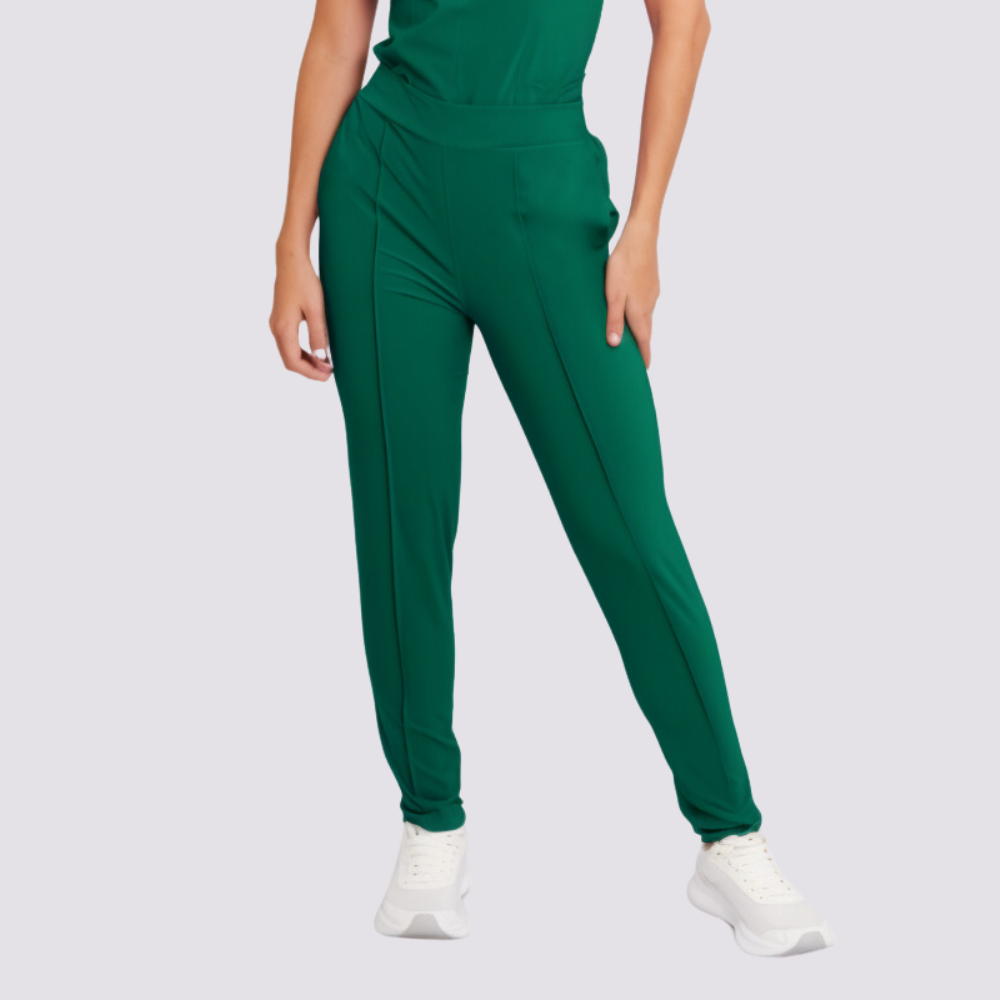 Women's High-waisted Plain Front Scrub Pant™