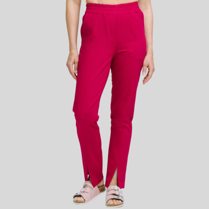 Comfortable High Waist Split Scrub Pants