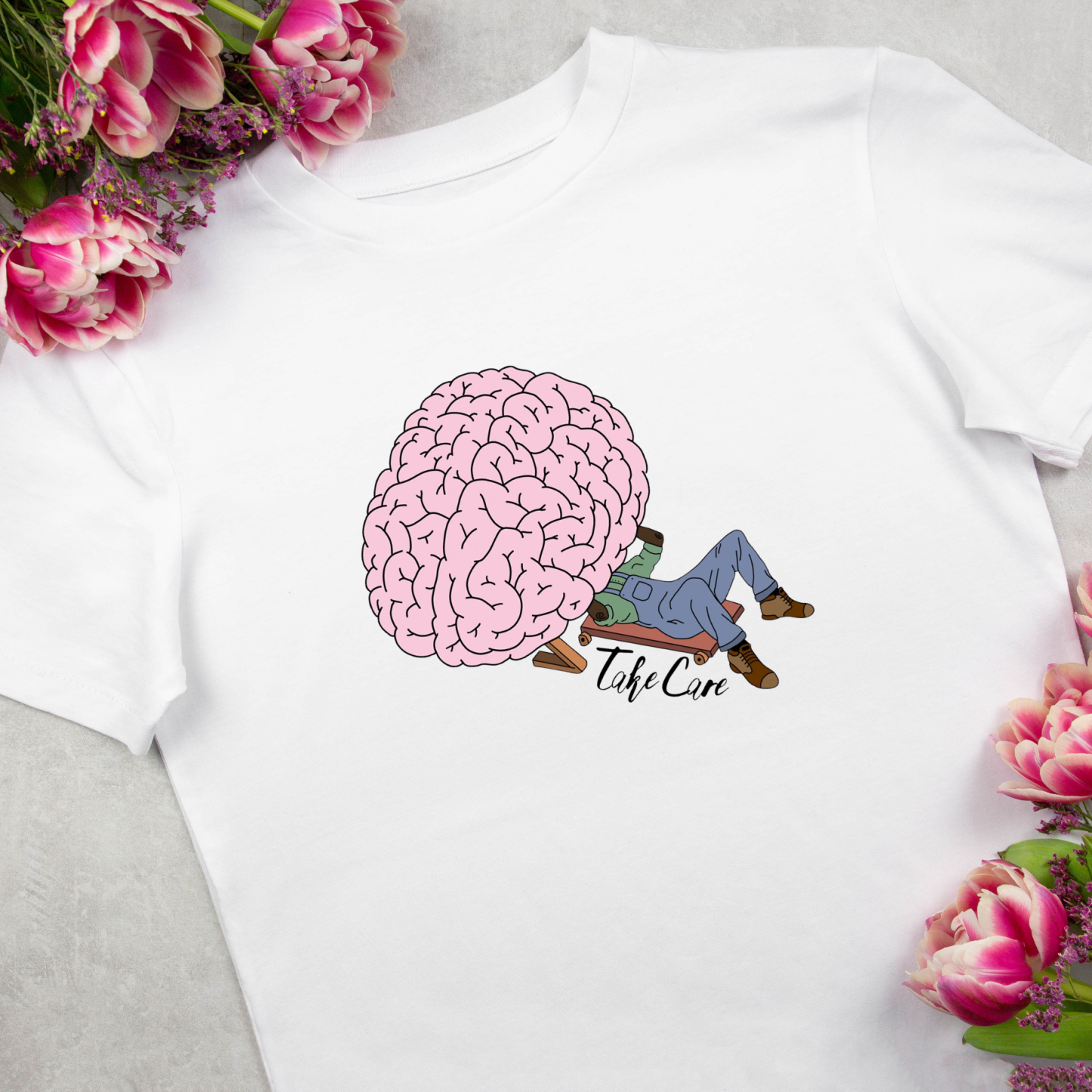 Mental Health (Take Care) T-Shirt for Nurses