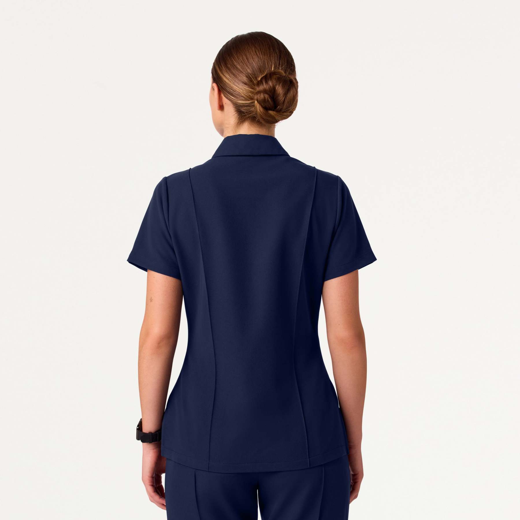 Women’s Slim Modern Polo Scrub Set JA01