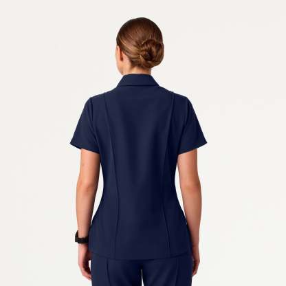 Women’s Slim Modern Polo Scrub Top