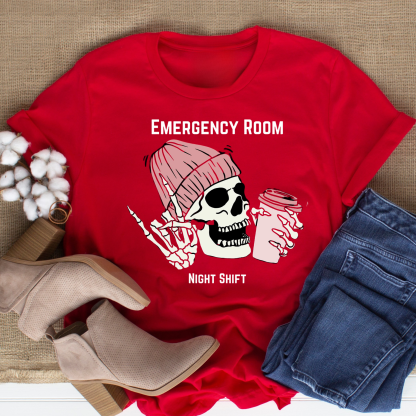 Night Shift ER Nurse T-Shirt