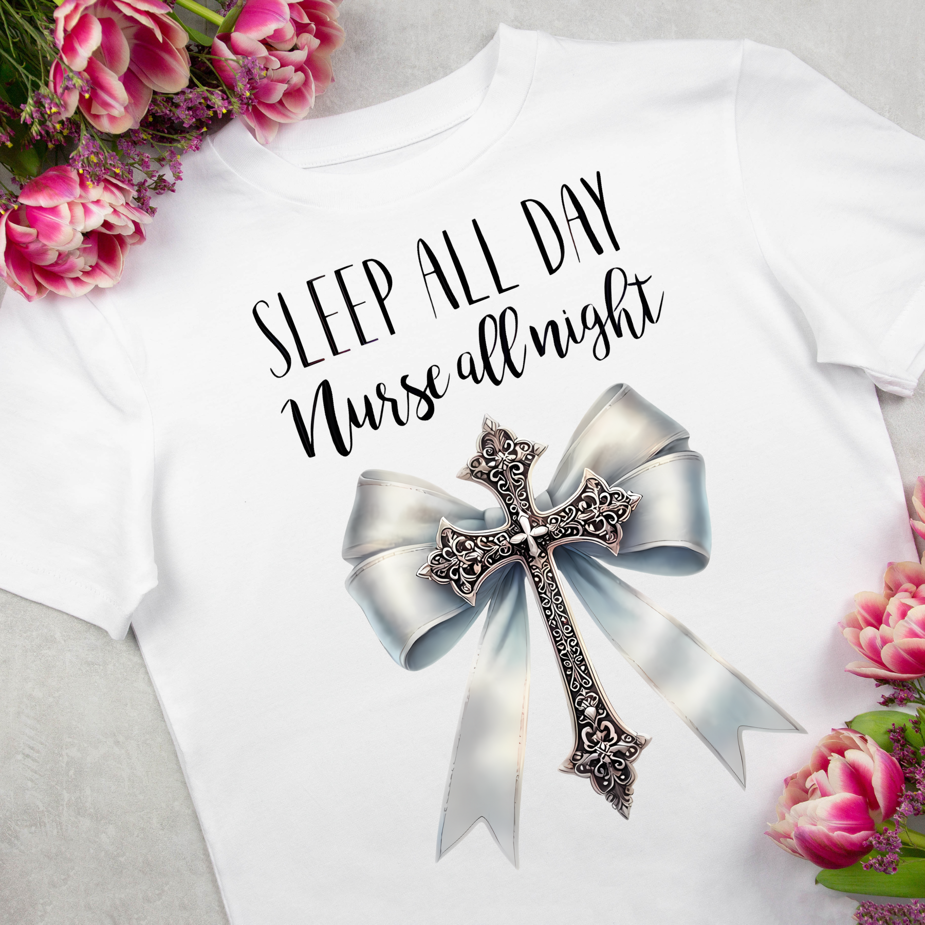 Sleep All Day Nurse All Night T-Shirt