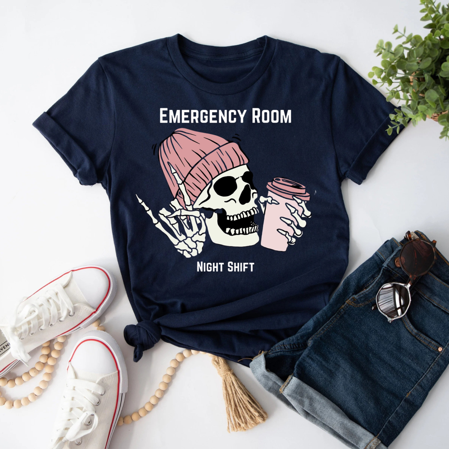 Night Shift ER Nurse T-Shirt