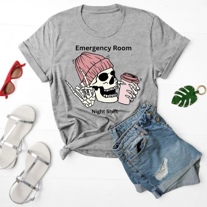 Night Shift ER Nurse T-Shirt