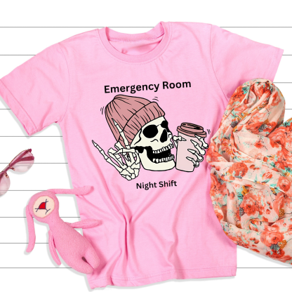 Night Shift ER Nurse T-Shirt