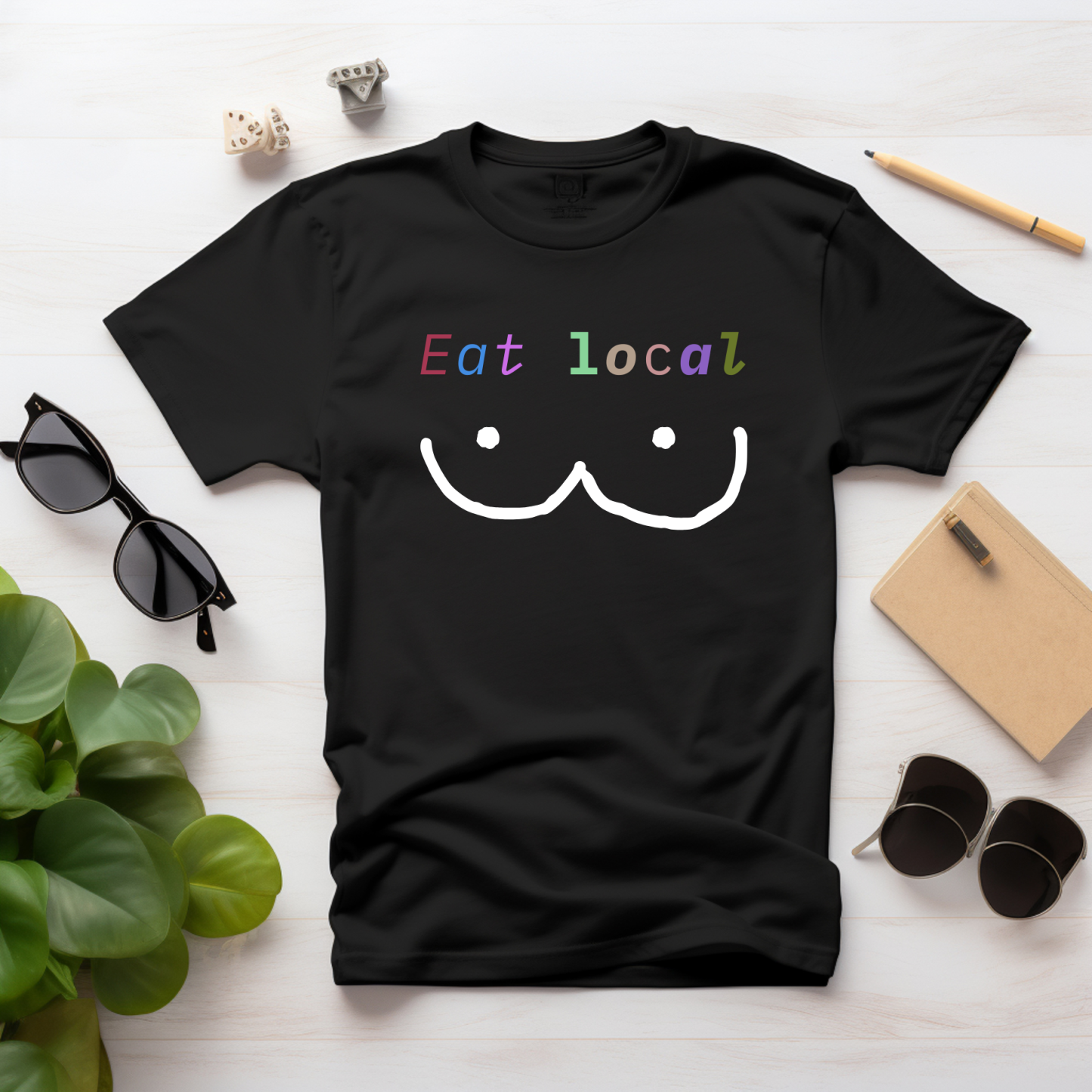 Eat Local Breastfeeding Support Nursing T-Shirt