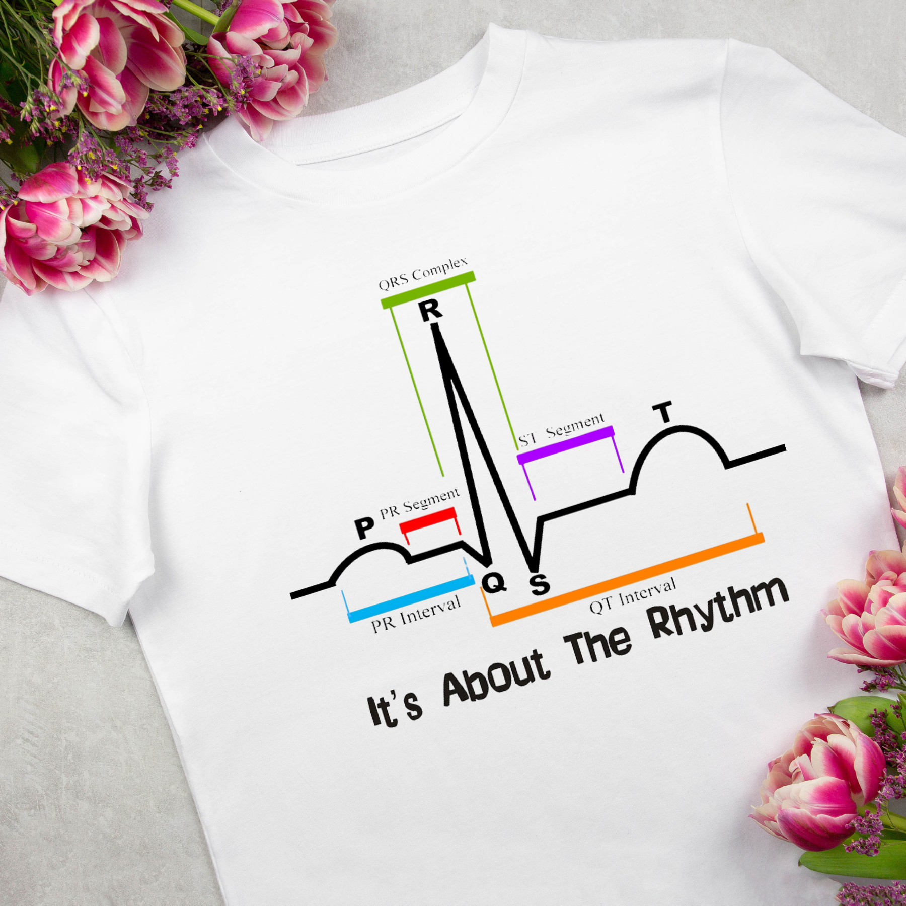 Cardiac ST Segment Rhythm T-Shirt