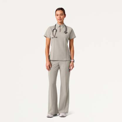 Women’s Slim Modern Polo Scrub Top