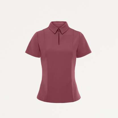 Women’s Slim Modern Polo Scrub Top