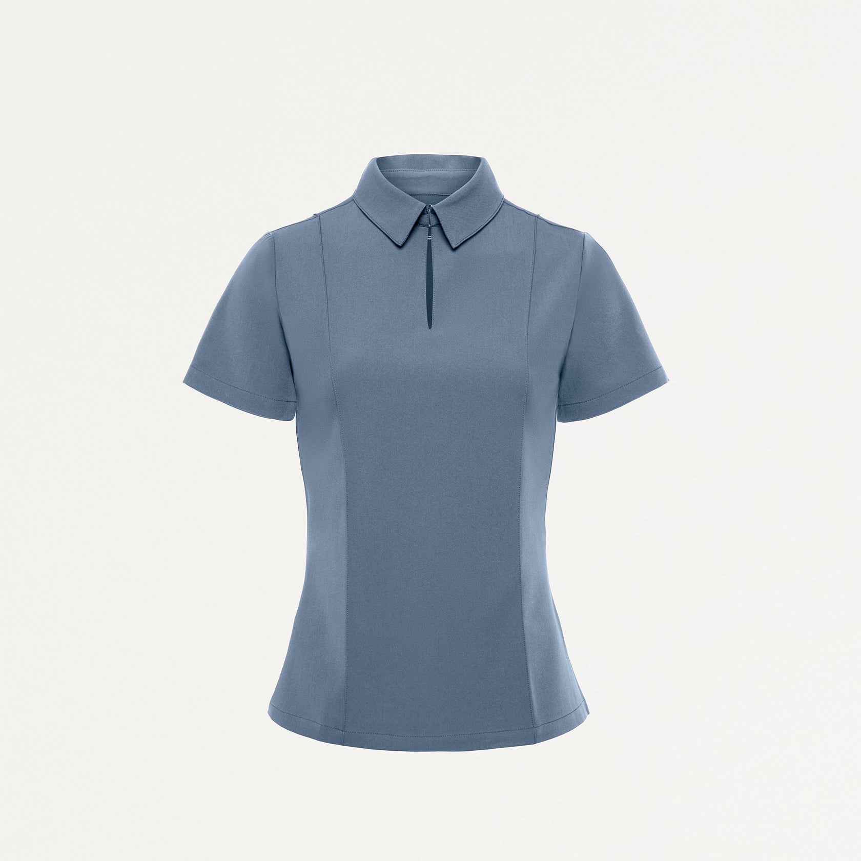 Women’s Slim Modern Polo Scrub Top