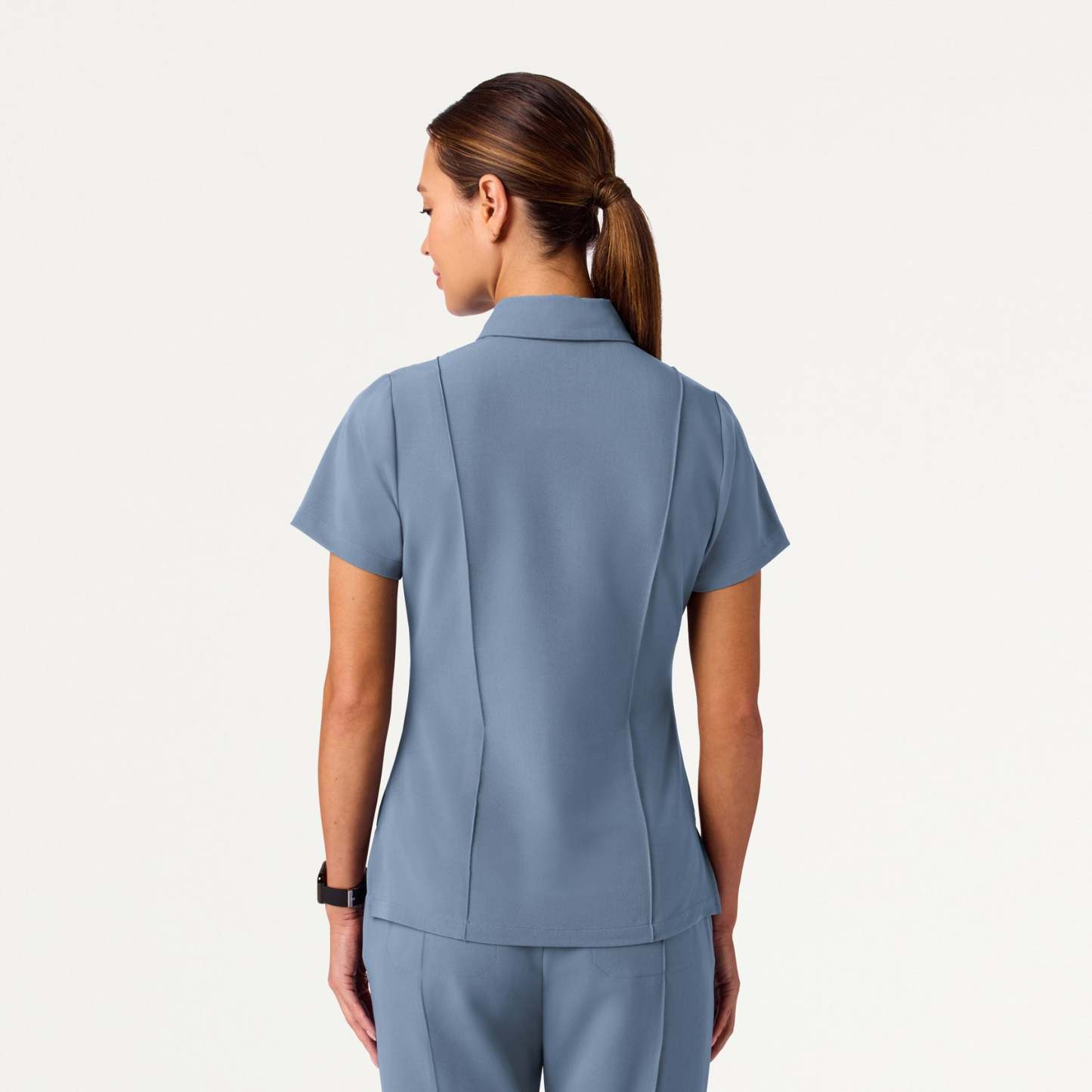 Women’s Slim Modern Polo Scrub Set JA01
