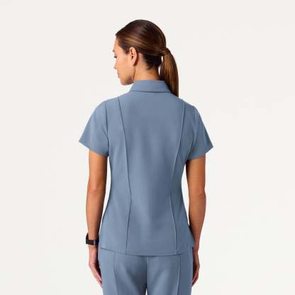 Women’s Slim Modern Polo Scrub Top