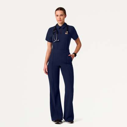 Women’s Slim Modern Polo Scrub Set JA01