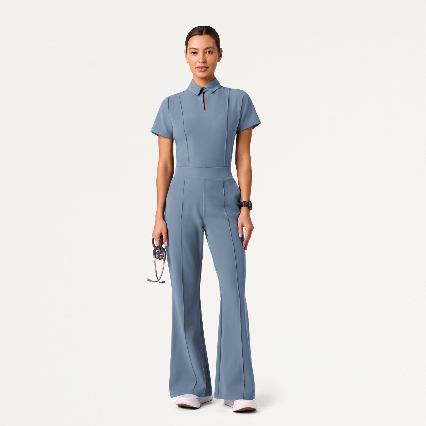Women's Slim Yoga Flare Scrub Pants