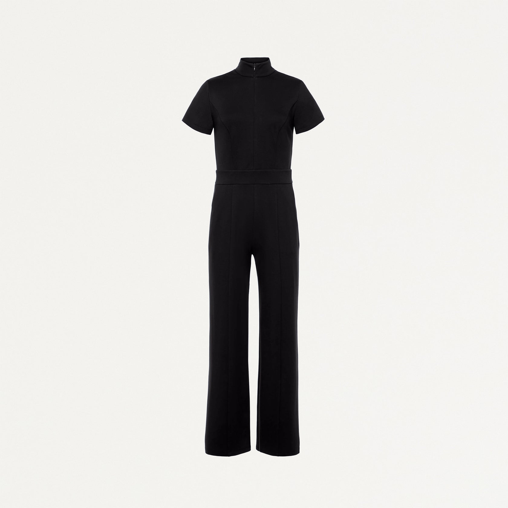 Women's Slim Fit with Wide Leg Scrub Jumpsuit