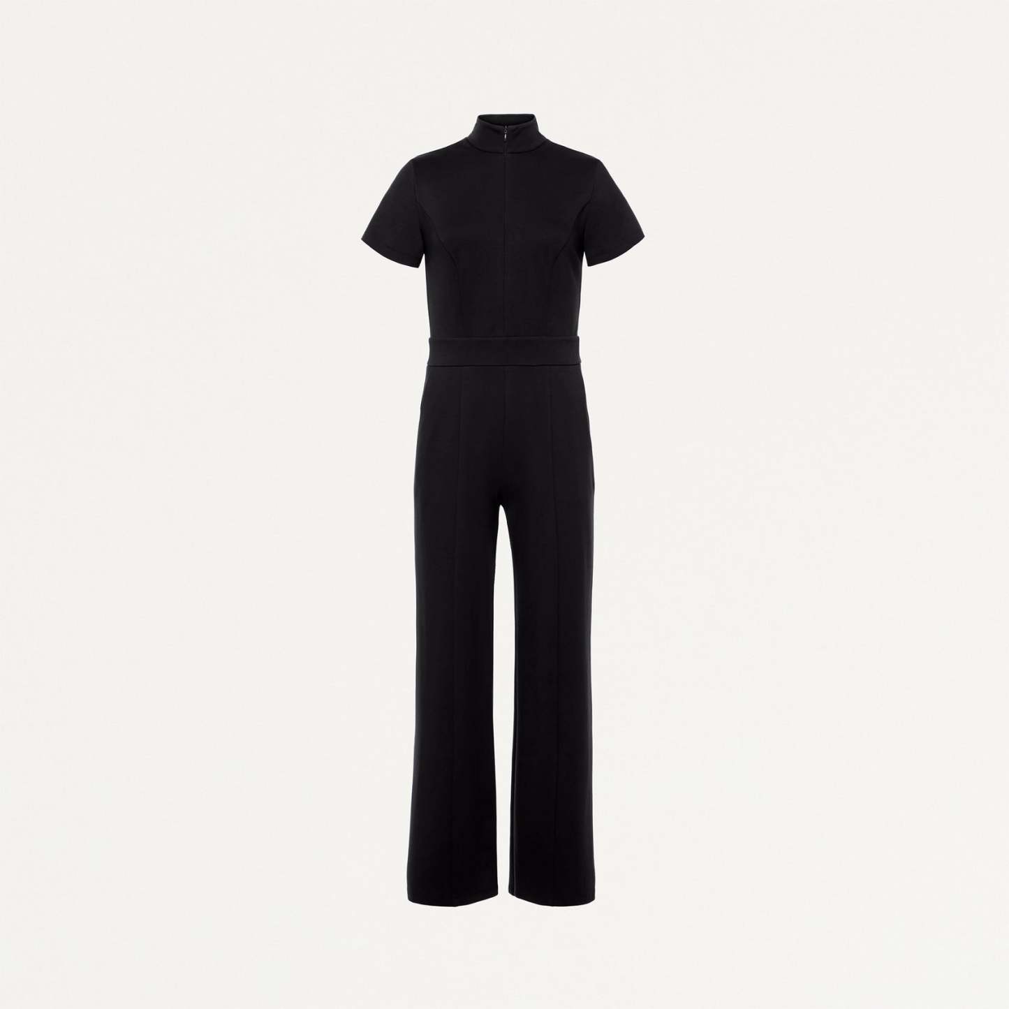 Women's Slim Fit with Wide Leg Scrub Jumpsuit