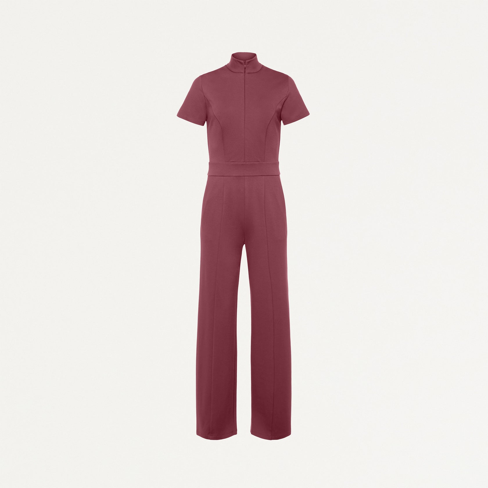 Women's Slim Fit with Wide Leg Scrub Jumpsuit