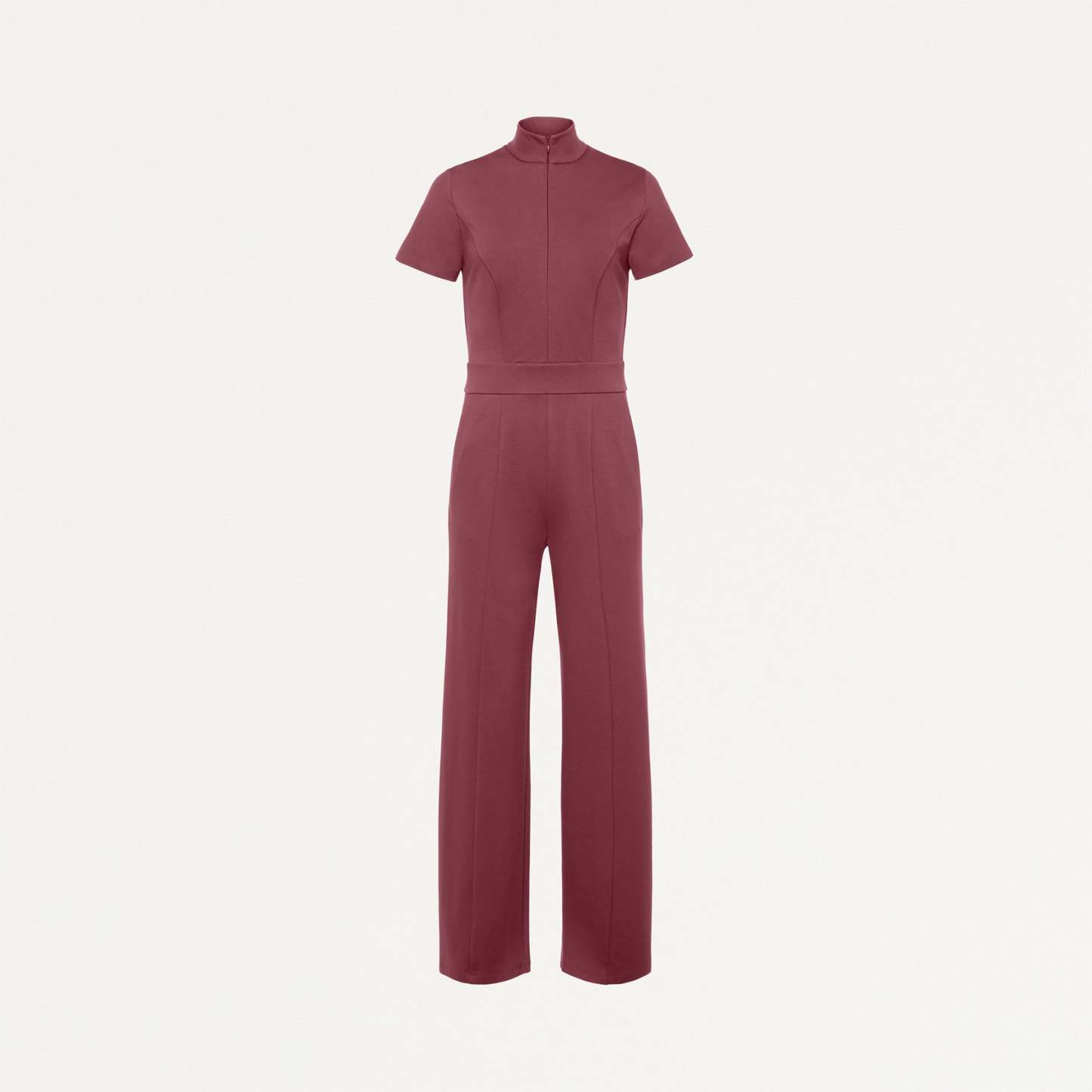 Women's Slim Fit with Wide Leg Scrub Jumpsuit
