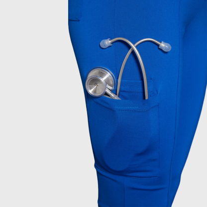 Women's 4 Pockets Flared Scrub Pants