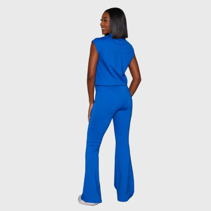 Women's 4 Pockets Flared Scrub Pants
