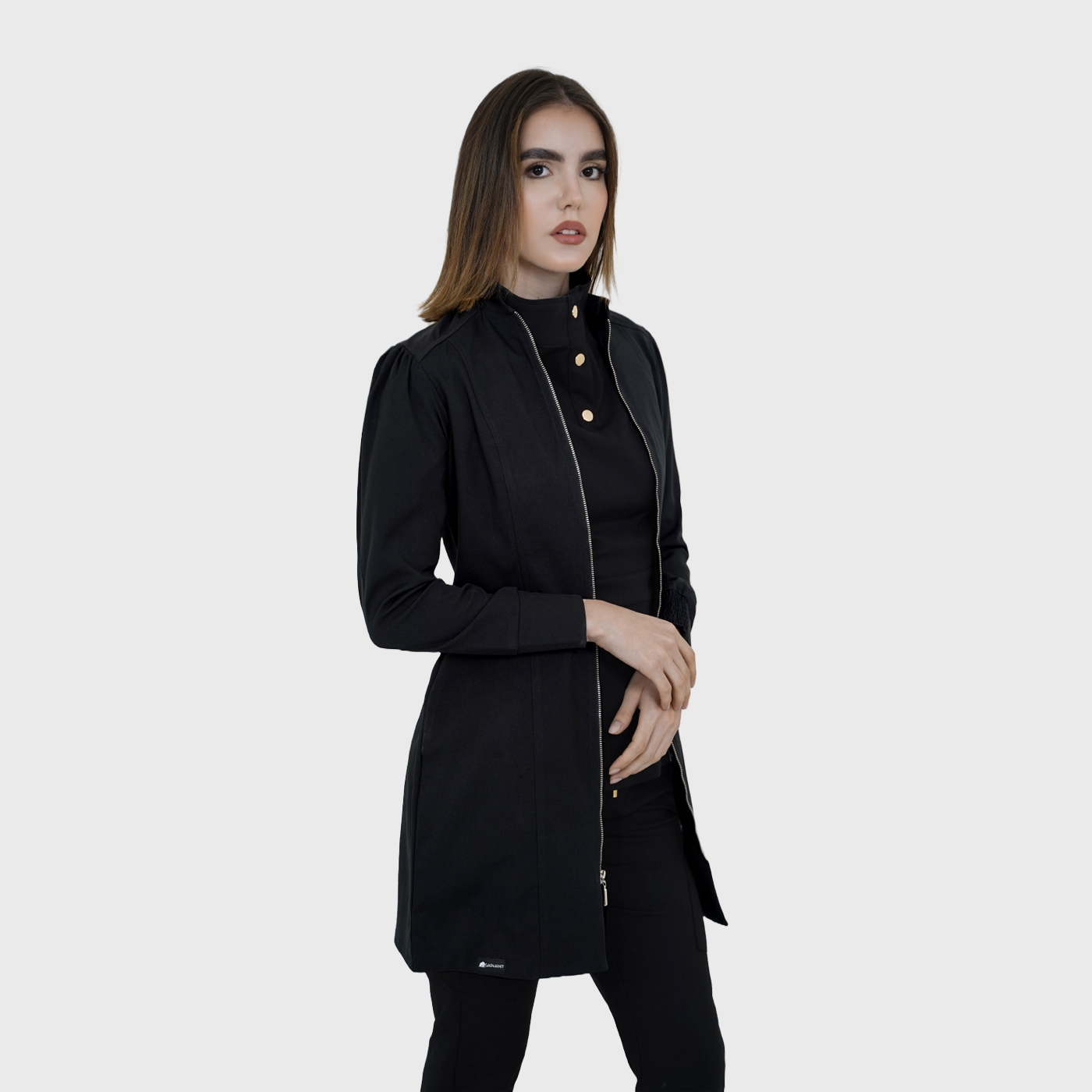 Women's Lantern Sleeves Lab Coat