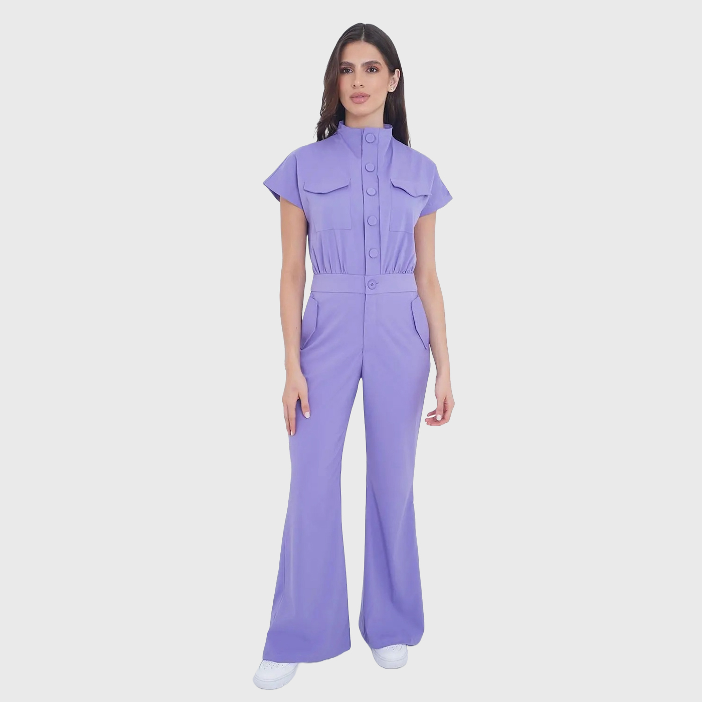 Women's Nurse Professional Fashion Scrub Jumpsuit