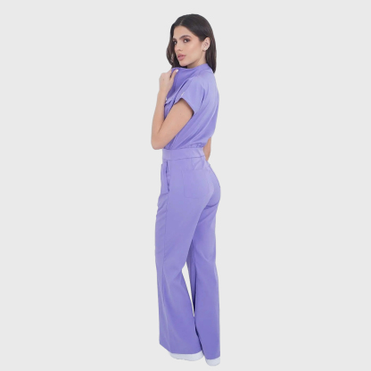 Women's Nurse Professional Fashion Scrub Jumpsuit