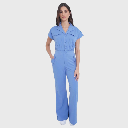 Women's Nurse Professional Fashion Scrub Jumpsuit