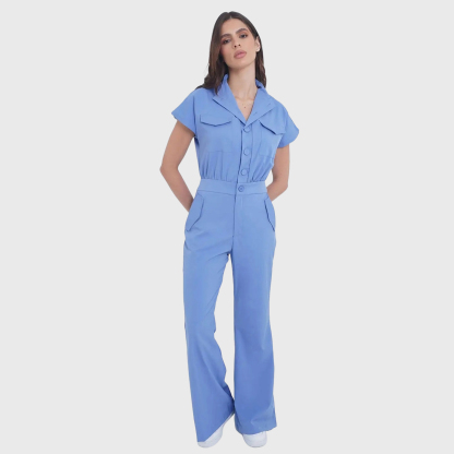 Women's Nurse Professional Fashion Scrub Jumpsuit