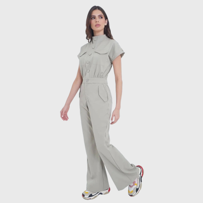 Women's Nurse Professional Fashion Scrub Jumpsuit