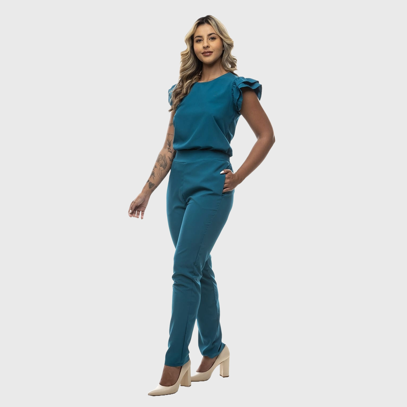 Women's Elastic Waist Straight Scrub Pants™
