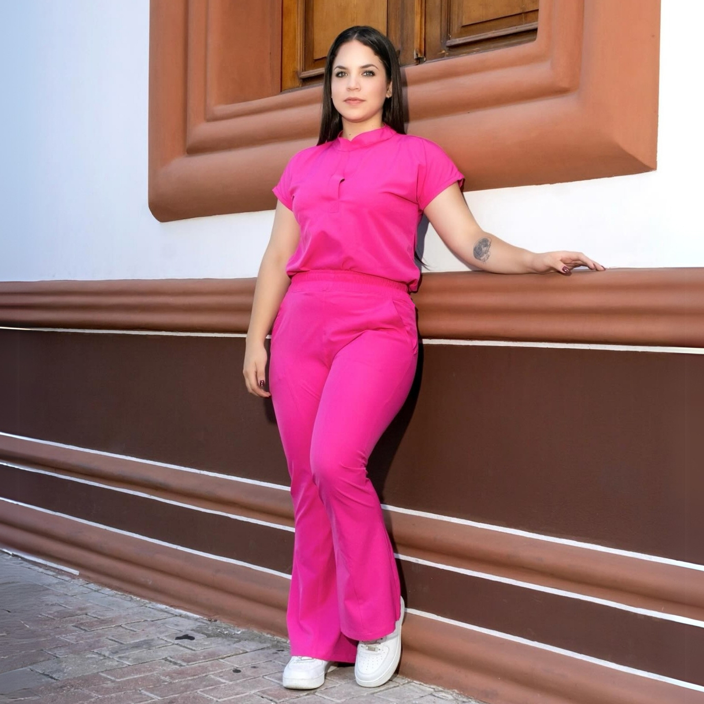 Women's Slit Leg Scrub Pants